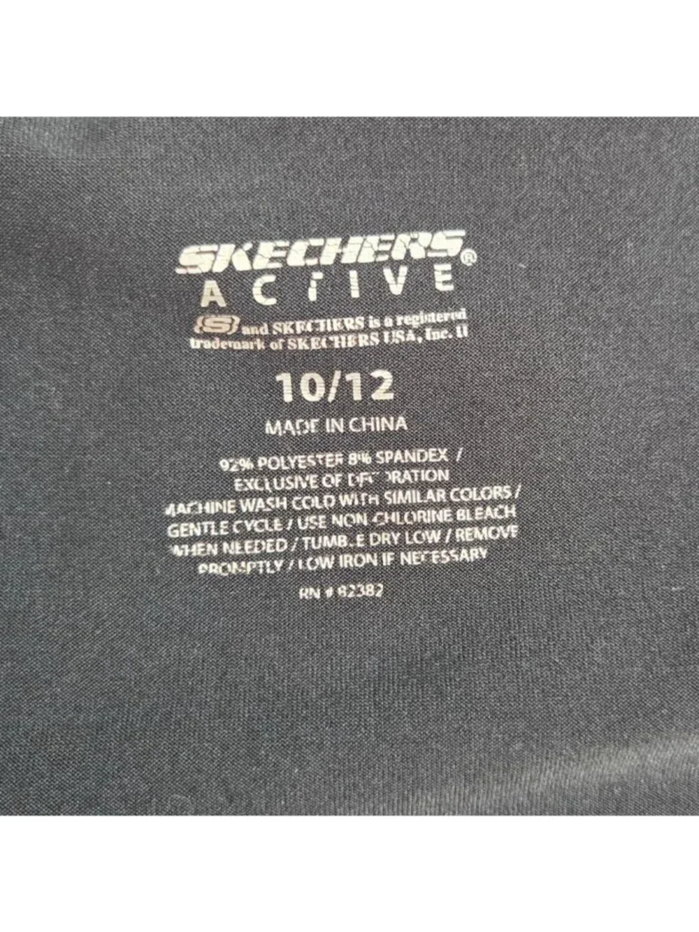 Skechers Active Black Ruffle Layered Active Tennis Mini Skirt Girl's Size 10/12